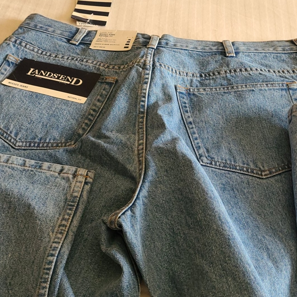 Woman's lands end jeans NWT size 18 - Picture 6 of 8